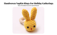 Easter Napkin Holder Holiday Themed Napkin Holder Decorative Tableware Accessory for Restaurant Owners, Party Hosts, Restaurants, Banquet, Parties