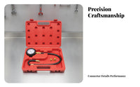 Oil Pressure Gauge Kit Flexible Hose High-Temperature Resistant Auto Repair Equipment
