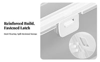 Locking currency Box with Tray Large Capacity Security Container Multi-Compartment