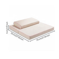 Kneeling Pad Textile Cover Folding Meditation Mat Stable Support Floor Cushion for Prayer Users