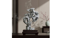 Lake Stone Imitation Asian Inspired Scholar's Rock Decoration Miniature Rockery Sculpture Naturalistic Design for Desktop