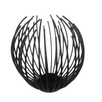 Airy Candle Holder with Cup Base Metal Wire Candle Holder Elegant Tabletop Accent Decorative for Dining Table, Candlelight Dinner