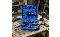 14 Pieces Universal Cooling System Leak Tester Heavy-Duty Coolant Pressure Tester Portable Test Kit Accurate for Mechanics