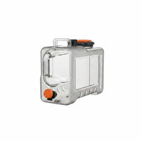 Semi-Translucent Rectangular Water Container Leakproof Car Water Container Food Grade Odorless for Travel