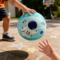 Kids' Durable Cartoon Basketball for Toddlers and Children, Sizes 3, 4, and 5