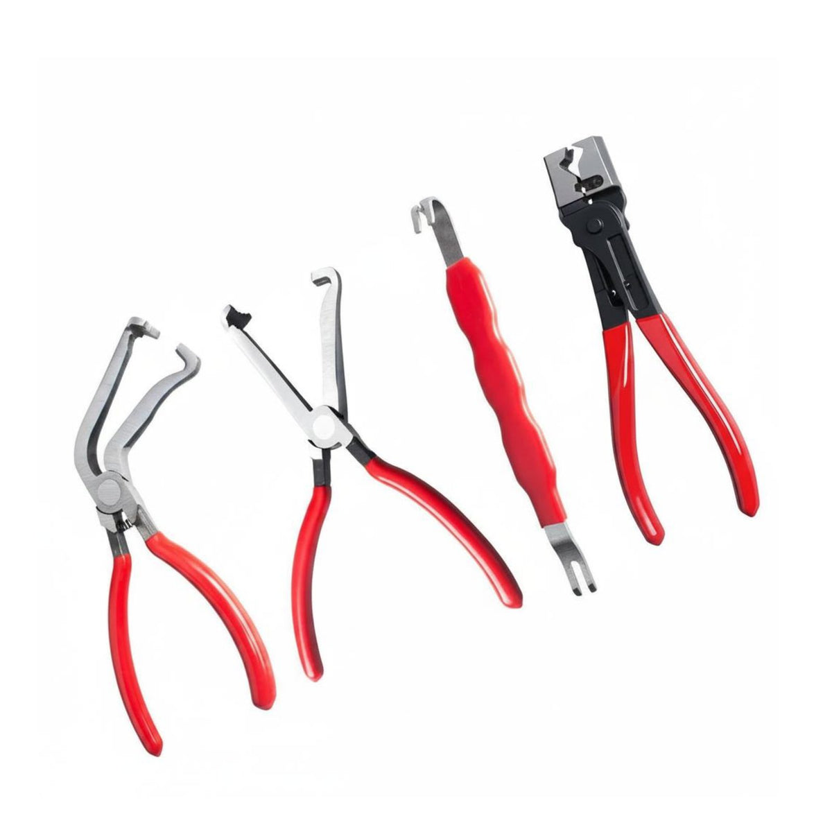 4 Pieces Car Wire Cutter Pliers Set High-Carbon Hardened Steel Material Line Disconnect Pliers Rust Resistant Automotive Plier for Workshop