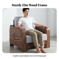 L-Shaped Sectional Couch sturdy Wood Frame Sofa Modern Design Living Room Furniture for Homeowners, Apartment Dwellers, Home, Small Apartments