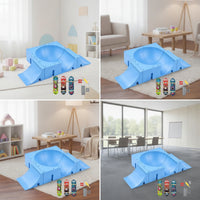 Finger Skateboard Ramp Set Modular Fingerboard Skating Area Kit Tabletop Finger Skateboard Ramp for Kids, Beginners, Desk, Classroom