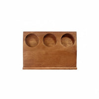 Premium Wood Chocolate Display Tray Easy to Clean Wooden Dessert Tray Logo Engraving for Cafe Owners, Chefs, Restaurant, Bakery