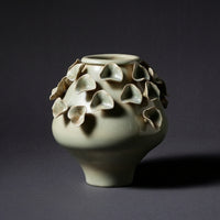 Ceramic Vase Wabi-Artistic Imperfection Decorative Vase Modern Vessel for Homeowners, Living Room, Entryway