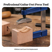 Long-Lasting Guitar Fret Press Tool Easy to Use Fret Installation Clamp Portable for Guitarists, DIY Enthusiasts, Workshop, Studio, Home