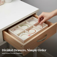 Compartmented Drawer Insert Sturdy Construction for vanity Top, Bedroom, Women