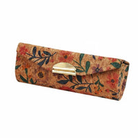 Portable Lipstick Storage Box Retro Pattern Makeup Storage Box Snap-Shut Closure Closure Beauty Accessory