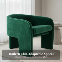 Nordic design Curved spine Armchair Modern Minimalist Single Sofa Light Luxury Lounge Chair Comfortable spinerest for Interior Designers, Business Owners, Living Room, Hotel Lobby, Reception Area, perusing corner
