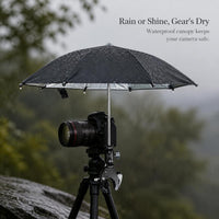 Tripod Phone Sun Shade Umbrella for Outdoor Live Streaming and Photography