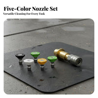 Wide Compatibility Foam Cannon Adapter Heavy Duty Pressure Washer Adapter Solid Connection High Pressure Connector Long-Lasting for DIY Enthusiasts, Driveway Cleaning