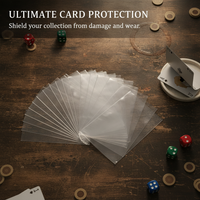 20 Mil Thick Clear Card Sleeves for Board Games - 50 Pack