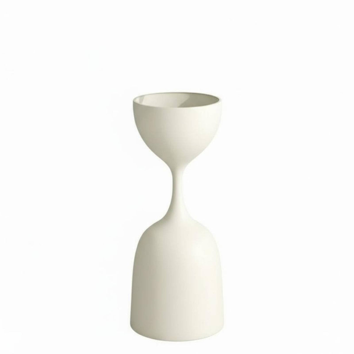 Ornament Riser Nordic Design Hourglass-Shaped Planter Sculptural Form