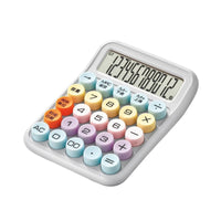 Desk Calculator with Large LCD Display Easy-to-Read Calculator with LCD Display Battery Powered Comfortable for Bookkeepers