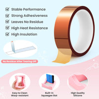 Heat Tape Set Non-Slip Silicone Mug Holder Easy to Clean Vinyl Cup Holder