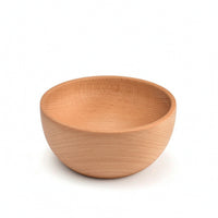 Beech Wood Bowl Natural Wooden Serving Bowl Retro for Dining Table