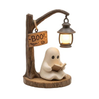Decorative Lamp Halloween Glowing Figurine Seasonal for Desk, Party