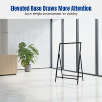 Foam Board Display Stand, Outdoor Poster Holder, Foldable Freestanding Sign, For Recruitment, Shop, Event