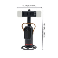 Motorized Mobile Device Tracking Stand 360-Degree Phone Stand with Gesture Control Portable Auto Face Tracking Phone Holder Compact for Livestreaming