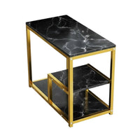 Sturdy Construction 2-Tier Mahjong Side Table Stable Load-Bearing Storage Rack Compact Design Household Furniture Small Footprint for Card Game Players, Tea Enthusiasts, Homeowners, Living Room, Entryway, Office, Bedroom