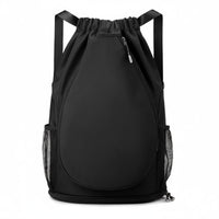 Easy to Carry Badminton Drawstring Backpack Lightweight Tennis Racket Backpack Long-Lasting Tennis Racket Bag Adjustable Straps for Trainees