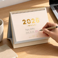 Kabaxiong 2026 Year of the Horse Desk Calendar, Simple Office Planner and Monthly Organizer