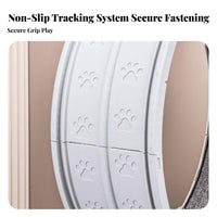 noiseless Operation Feline jogning Wheel Sturdy Build feline jogning Wheel long-lasting Construction Pet Exercise apparatus Large Size for felines, Small Dogs, Apartment Living, Indoors, Playroom, Home