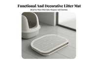 Cat Litter Mat Anti-Tracking Double Layer Litter Mat Non-Slip Pet Accessory