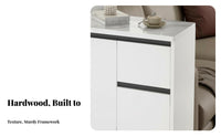 Multi-Functional Sofa Partition Cabinet Slate Countertop Sideboard Strong Load-Bearing Indoor Storage Sturdy Construction for Apartment Dwellers, Homeowners, Interior Design Enthusiasts, Living Room, Dining Area, Entryway, Hallway