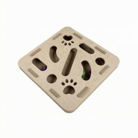 Cutout Openings Feline Maze Box Accessible Side Holes Felt Feline Toy Box Raised Obstacles Interactive