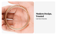 Anti-Scratch Bracelet Wrap Abrasion Resistant Transparent Jewelry Protection Film Collision Resistant Silicone Bangle Sleeve for Women