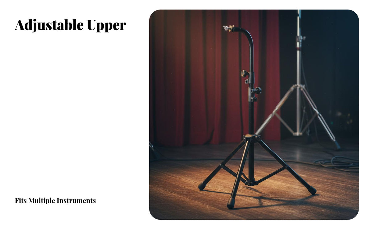 Portable Bar Chimes Stand Easy to Assemble Wind Chime Tripod Stand Anti-Slip Feet Floor Standing Chime Mount for Percussionists, Music Students, Stage Performance, Orchestra, Studio Recording, Rehearsal