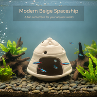 Aquarium Ceramic Breeding Cave Decoration for Fish and Shrimp