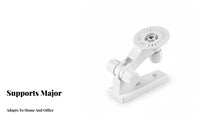 Wide Compatibility Pan Tilt Camera Bracket Long-Lasting Plastic Adjustable Camera Wall Mount Easy to Install for Indoor