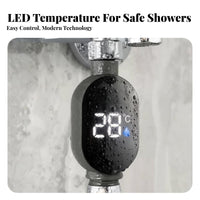 Infant Bath Thermometer Instant Digital Shower Thermometer Water Resistant Shower Water Temperature Gauge for Infants, Parents, Bathtub, Kitchen Sink