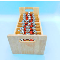 Hand Bells with Wooden Box Portable Classroom Jingle Bells Percussion Instrument Musical Rhythm Toys for Preschool