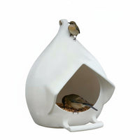 Weather-Resistant Hanging Bird Feeder Easy to Clean Outdoor Birdfeeder Rust-Proof for Backyard, Patio