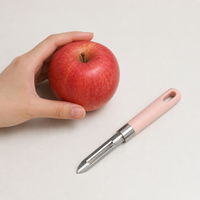 Multi-Purpose Kitchen Tool, Peeling Fruits and Vegetables with Julienne Function, Stainless Steel Blade, Ergonomic Non-Slip Grip