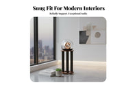 Shock-Absorbing Design Speaker Anti-Vibration Platform Stable Structure Floor Speaker Stand Strong Load-Bearing Modern Audio Platform Solid Construction for Audiophiles, Home Theater, Living Room, Study