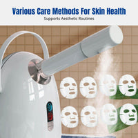 Nano Facial Hydration Device, Hot & Cold Dual Spray, 360° Rotating Head, Deep Moisture, Home & Salon