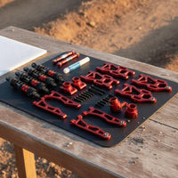 1/16 Scale RC Car Metal Upgrade Set High Strength RC Car Aluminum Shock System Kit Aluminum Steering and Shock System Parts