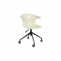 Adjustable Height Wheeled Study Chair Nordic Design Office Furniture Minimalist and design rotating Function for Home Workers, Students, Managers, Conference Room, Bedroom, Vanity