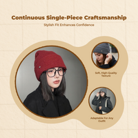Winter Hat Women's Soft Knit Cap Warm & Relaxed