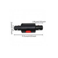 Red Release Button Tricycle Seat Lock Clamp-Style Stroller Seat Lock Silver Screws Locking Connector Molded