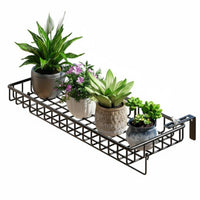 Railing Planter Basket Easy Installation Railing Plant Basket Weather-Resistant